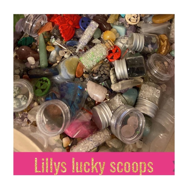 🍀Lilly’s lucky scoops crystal confetti chips & stones 1 scoop 8oz - Picture 5 of 8